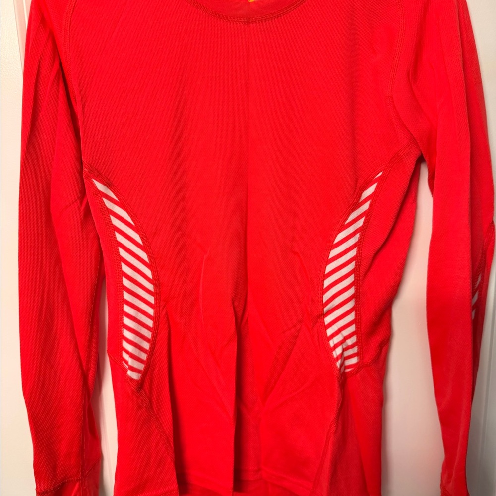 Helly Hansen Bright Red Performance Crew Neck Top